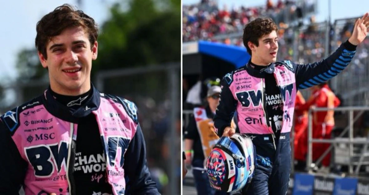 MEJOR. Colapinto terminó la segunda jornada en Canadá mucho más conforme que en la primera.