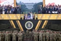 Desfile militar sin emoción: Trump quería un gran festejo