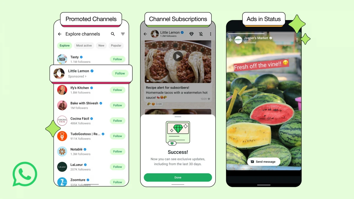 WhatsApp introduce publicidades en su plataforma. Foto: Meta