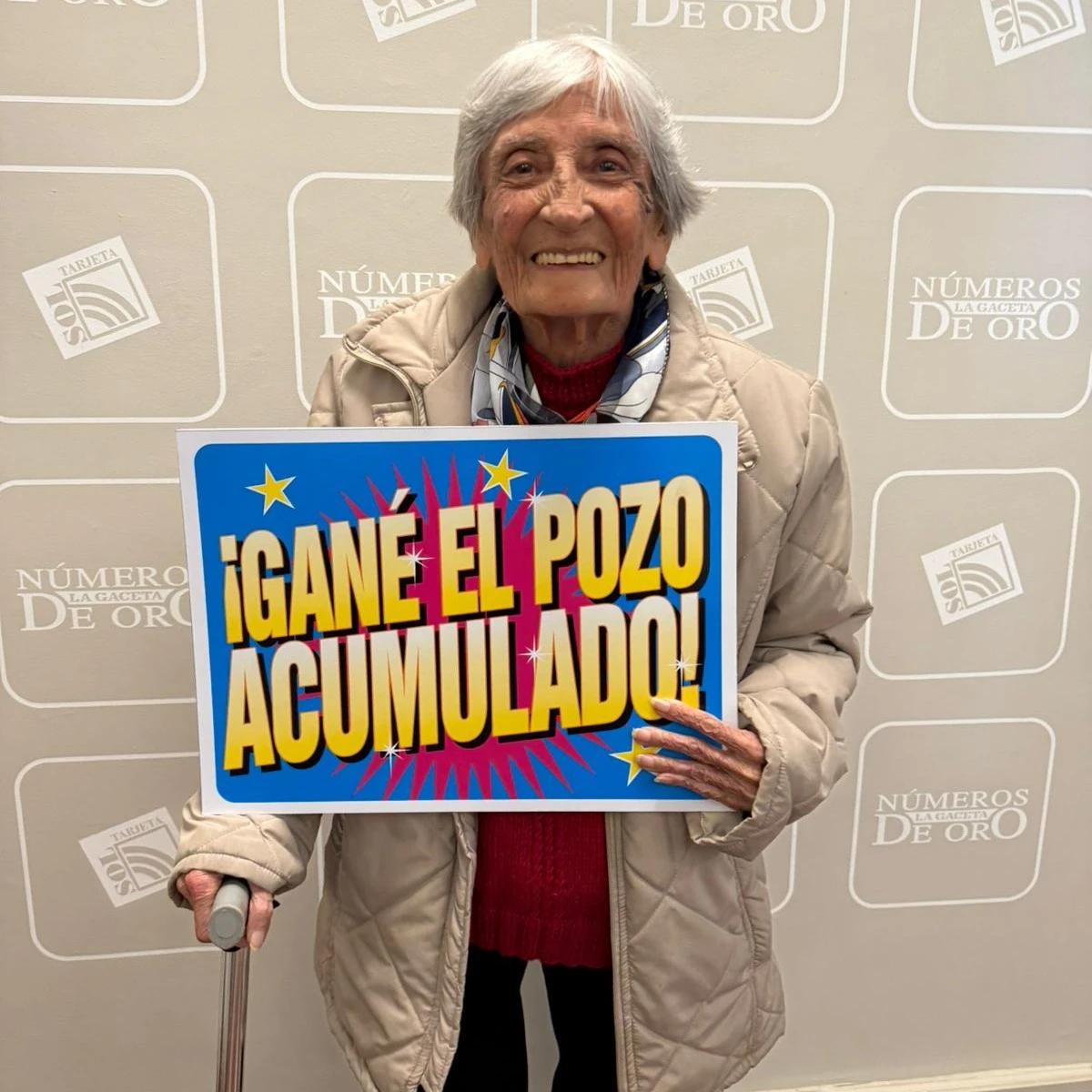 Maria Cristina Budín, una de las ganadoras.