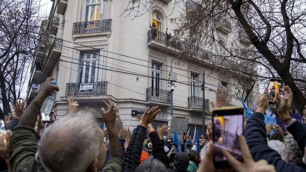 Apoyo a Cristina Kirchner