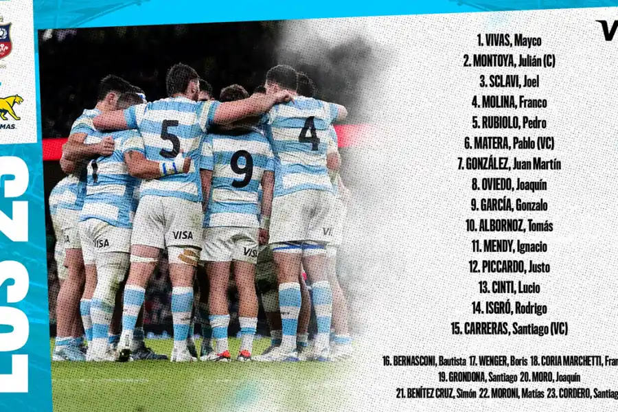 Plagado de estrellas: el equipo de los British & Irish Lions para enfrentar a Los Pumas