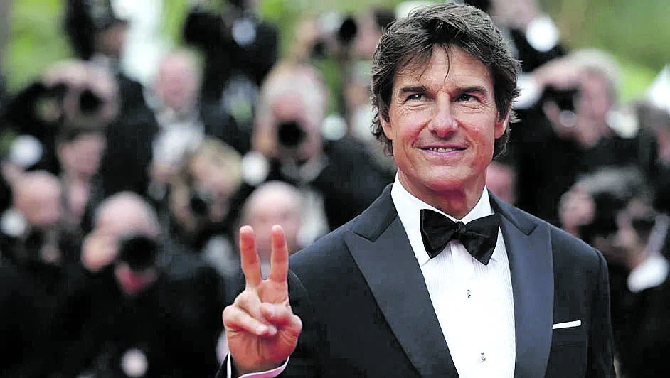 SIN DOBLES. Cruise corrió sobre trenes y voló jets para sus filmes.