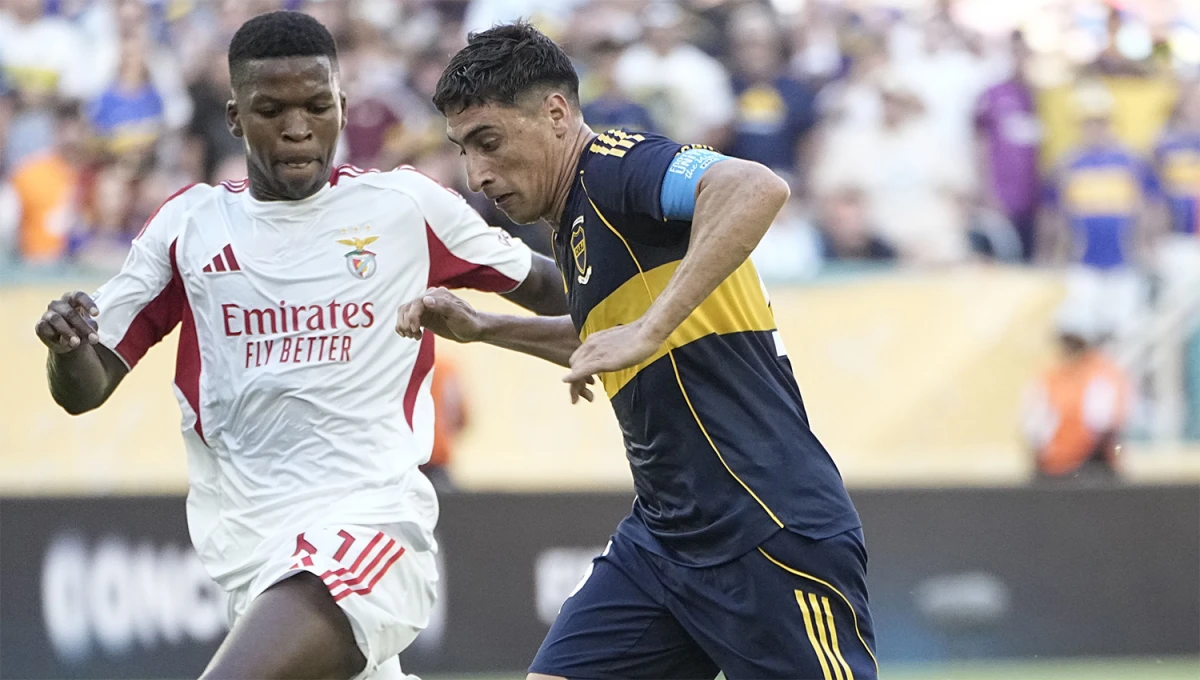 SABOR A POCO. El empate conseguido por Boca ante Benfica en el debut marcó el inicio, además, de la era de Russo como entrenador xeneize.