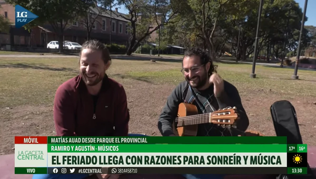 El dúo que sorprendió a los televidentes de LA GACETA Play. 
