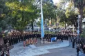 Día de la Bandera: así fue el emotivo izamiento en una plaza Independencia colmada de celeste y blanco