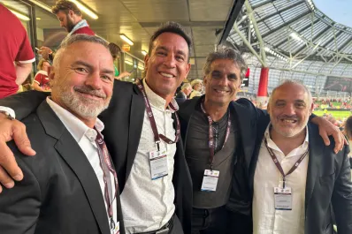 “Es un placer ver jugar a este equipo”, aseguró el tucumano Núñez Piossek, que presenció el triunfo de Los Pumas sobre los Lions