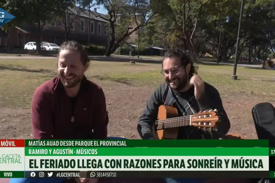 El dúo que sorprendió a los televidentes de LA GACETA Play. 