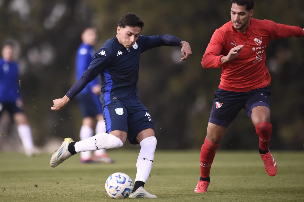 Mateo Coronel fue el autor de uno de los goles del amistoso frente al Rojo.