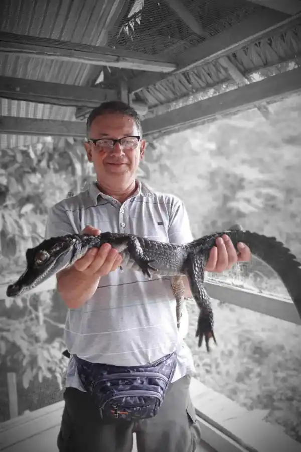 VIVIR EN ARMONÍA. El autor se vinculó con los animales desde el respeto.