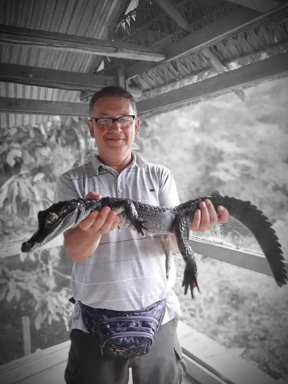 VIVIR EN ARMONÍA. El autor se vinculó con los animales desde el respeto.