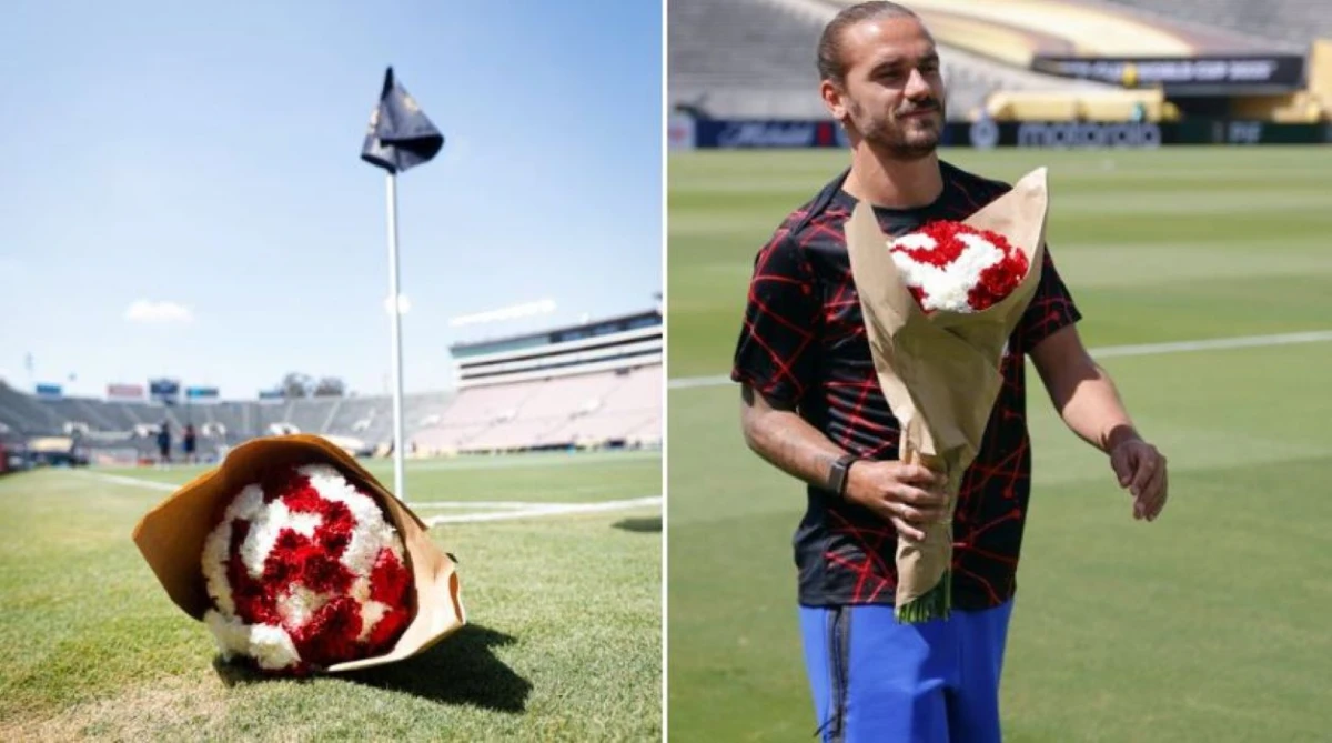 GRIEZMAN CON LA CÁBALA. La misión de ganar por tres goles requería no solo jugar, también algo de fortuna.