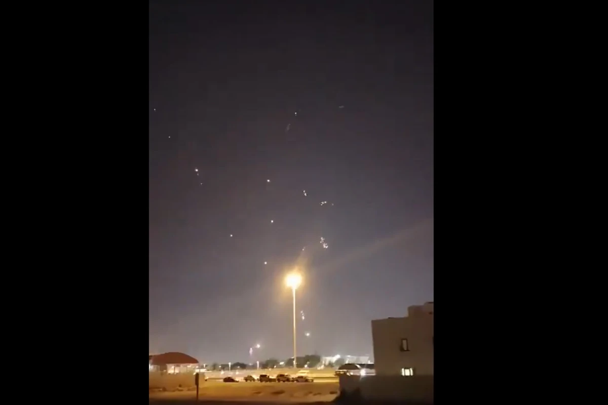 Ataque de Irán. CAPTURA DE VIDEO