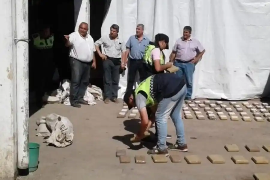 UN RECUERDO. Parte la marihuana que se trasladó en el vuelo narco y después se descubrió que no servía por estar seca.