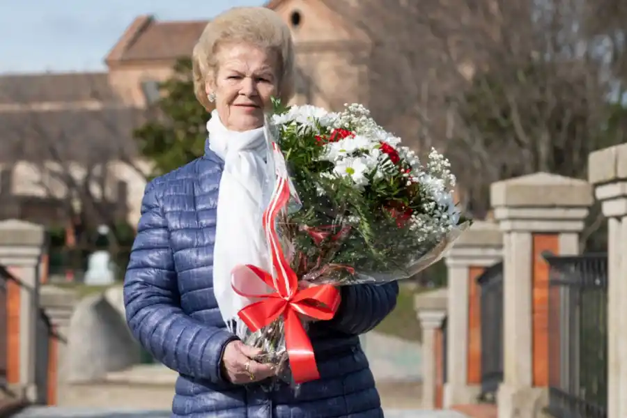 LA DAMA DEL RAMO. Margarita nació en Badajoz y es fanática del 