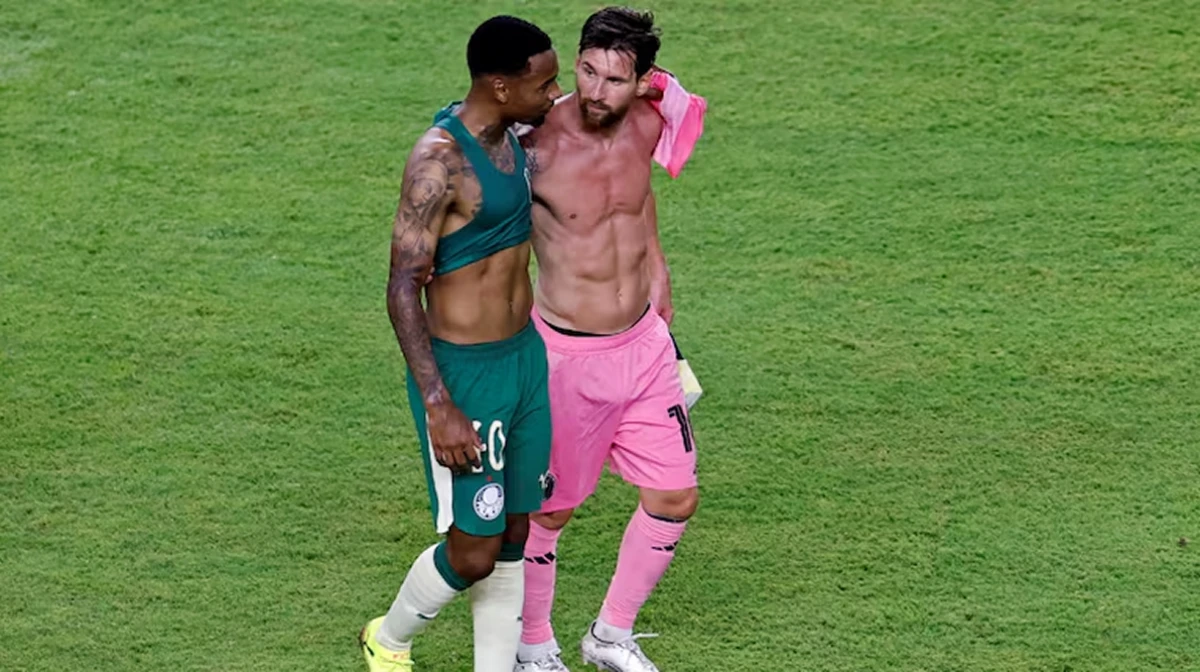 El gran gesto de Lionel Messi con la joven estrella de Palmeiras en el Mundial de Clubes