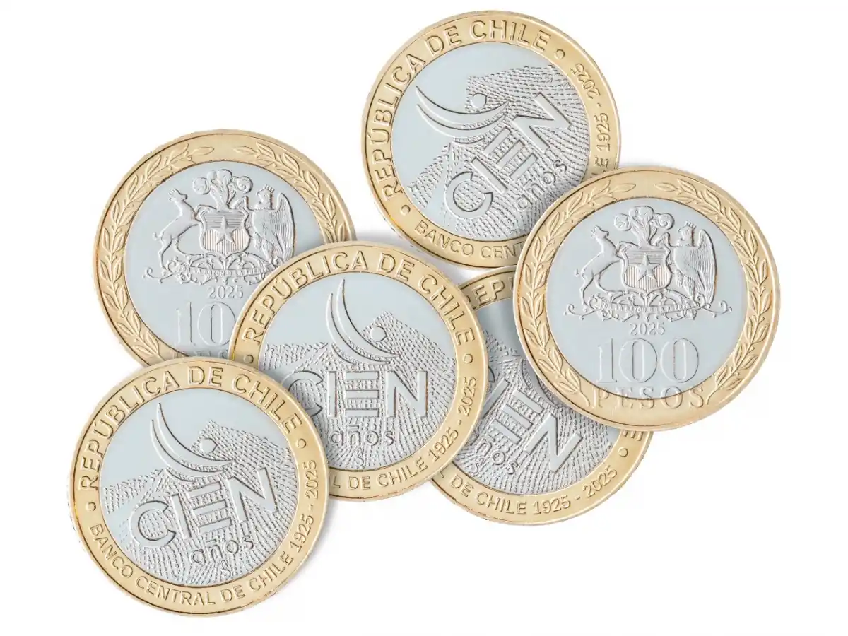 El Banco Central de Chile lanzó una nueva moneda de $100: ¿cuándo entrará en circulación?