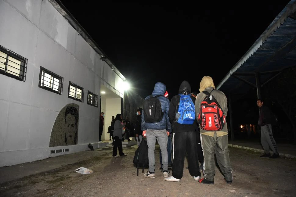 EN EL PREDIO FERIAL. El Andén fue inaugurado en mayo de 2024 por el Gobierno con la finalidad de albergar a las personas en situación de calle.