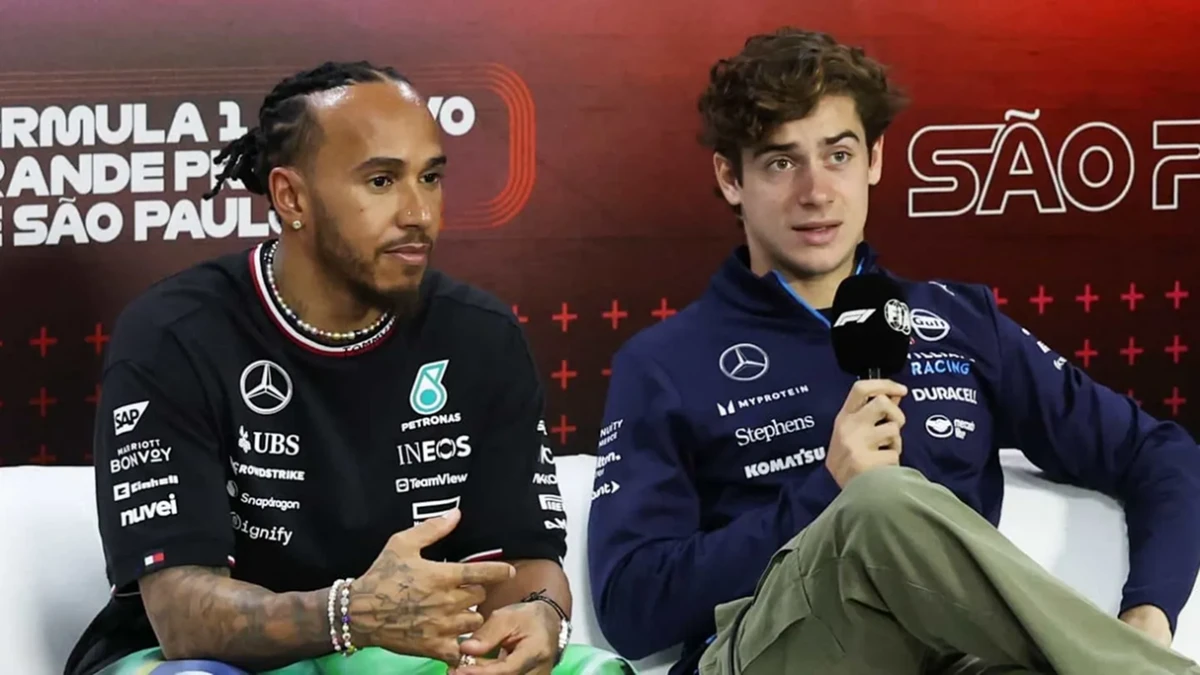 Colapinto reveló que viajó en el avión privado de Lewis Hamilton: “El mejor vuelo de mi vida”