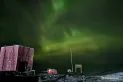 Colores en el viento: las auroras australes sorprendieron a la Antártida anoche