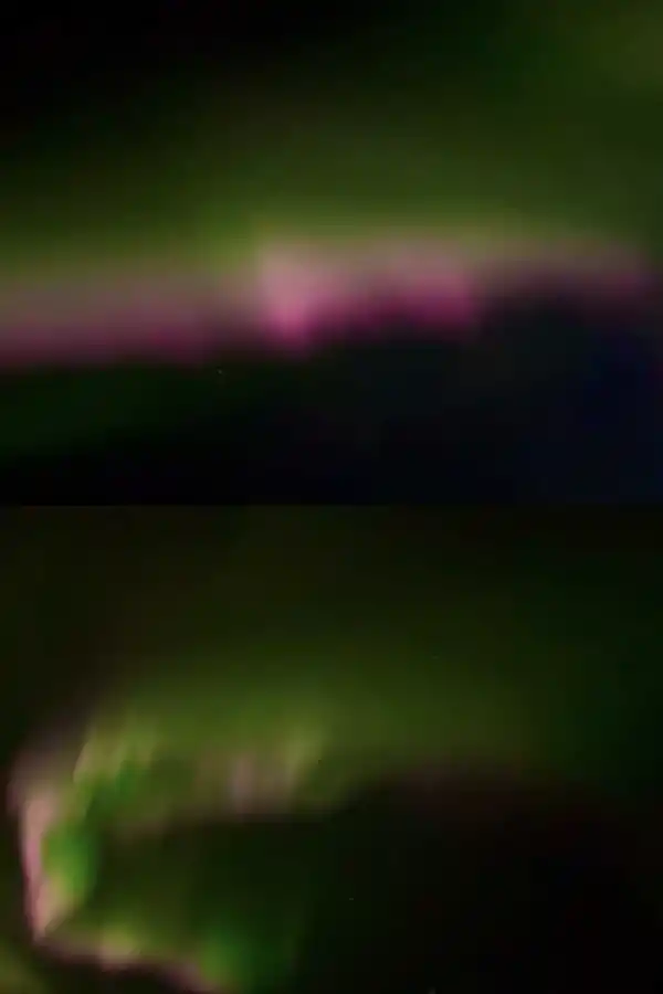 Colores en el viento: las auroras australes sorprendieron a la Antártida anoche