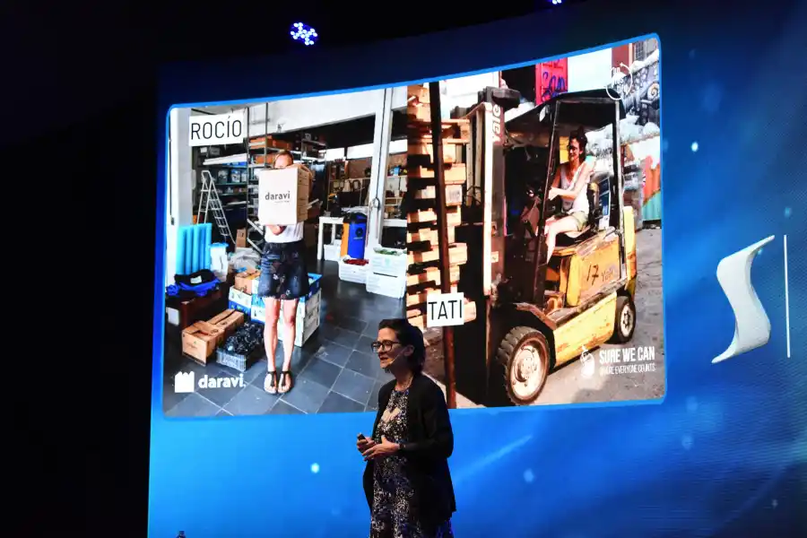 EMPRENDEDORA. Besada lideró un centro de reciclaje en Brooklyn con personas que trabajan con latas y botellas. LA GACETA/ FOTO DE ANALÍA JARAMILLO