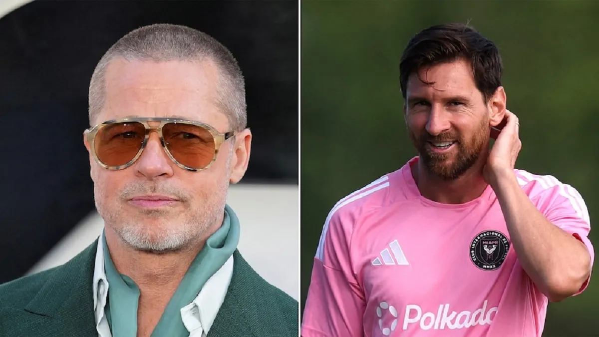 La frase de Brad Pitt sobre Lionel Messi que sorprendió en plena promoción de su nueva película