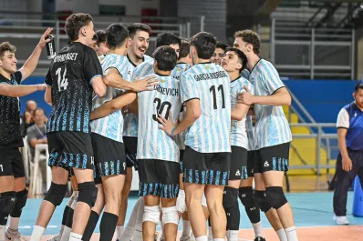 Argentina sumó un nuevo triunfo en la Copa América de vóley con un tucumano en cancha