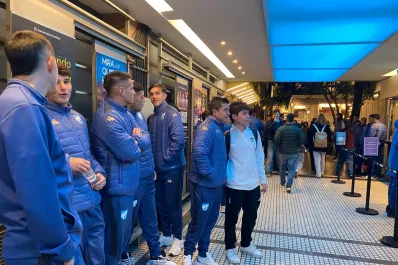 El plantel de Atlético Tucumán asistió a una obra de teatro en avenida Corrientes