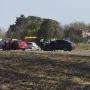 Video: el momento en que se produce el choque en cadena en la autopista