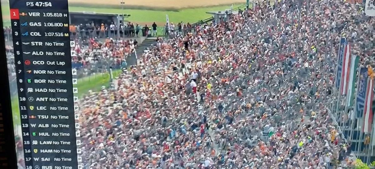 REPLETO. El autódromo austríaco, con capacidad para 100.000 personas está lleno.