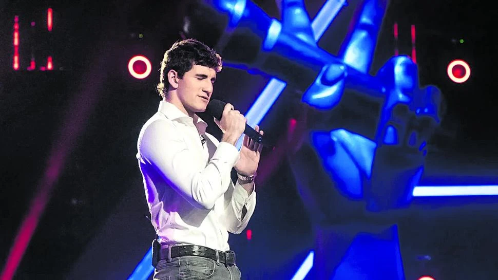 EN PANTALLA. Pablo Cuello es dueño de una voz grave y poderosa.