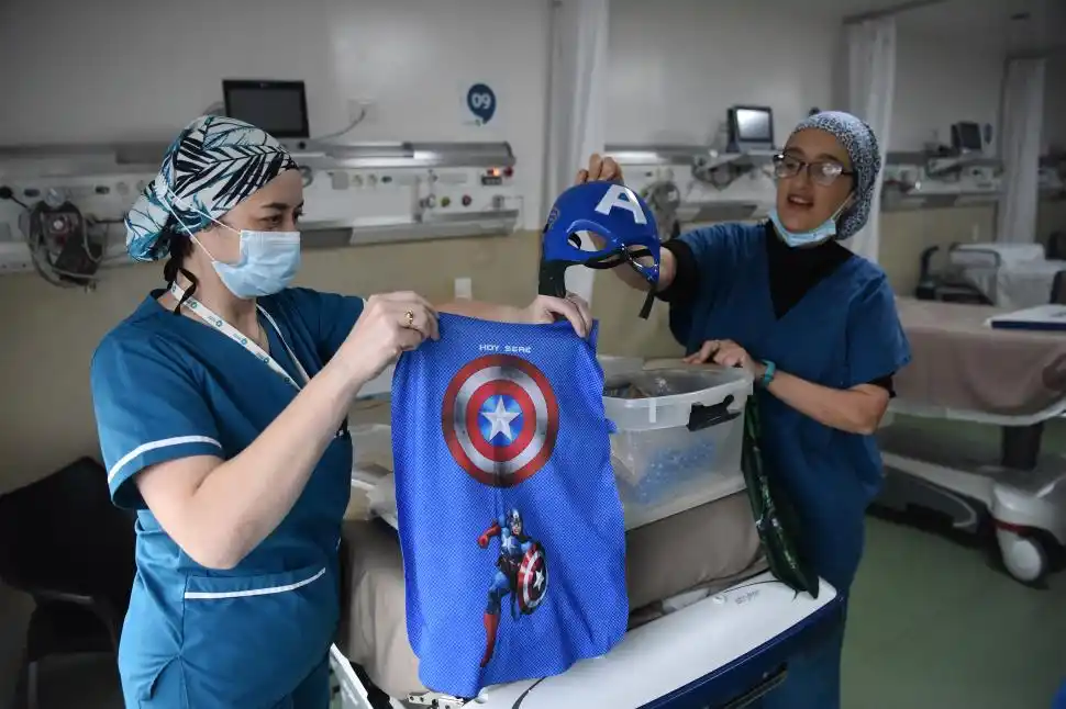 OPCIONES PARA TODOS. Hay distintos modelos de disfraces para elegir.