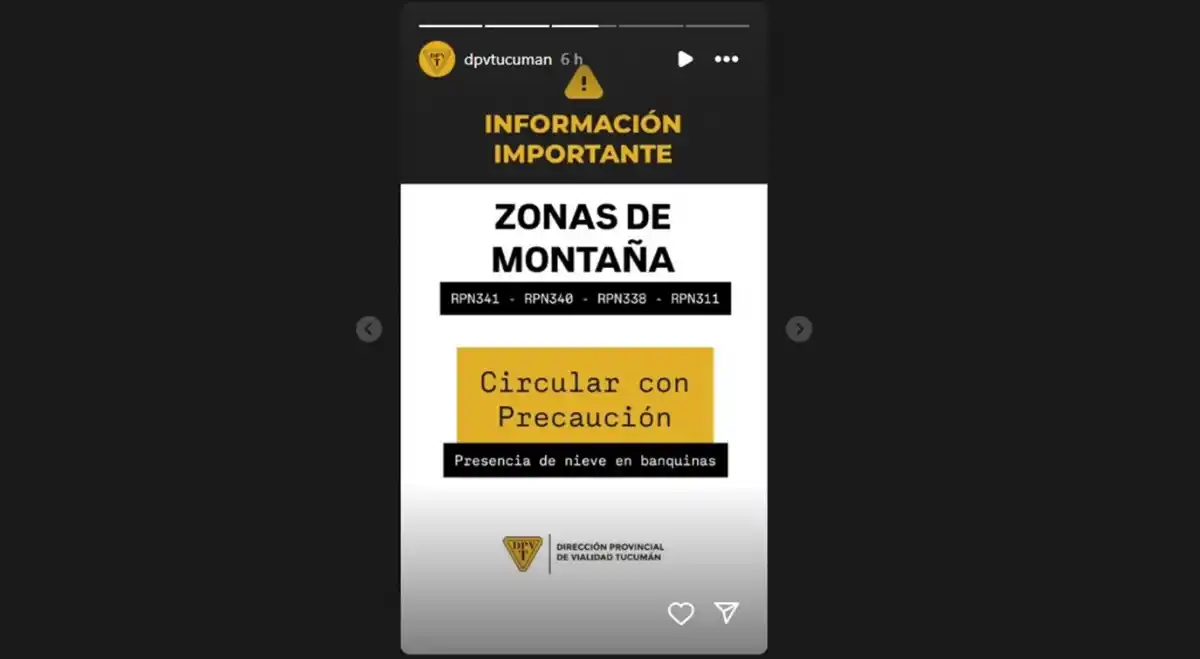 Video: una camioneta se deslizó sobre el hielo en la ruta 307, camino a El Infiernillo