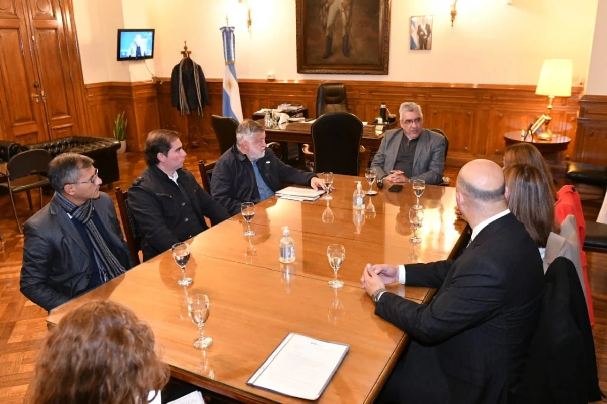 Reunión entre Daniel Abad y los directivos de la UIT. PRENSA COMUNICACIÓN PÚBLICA