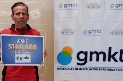 Ganó con Números de la Suerte y GMKT le entregó $160.000