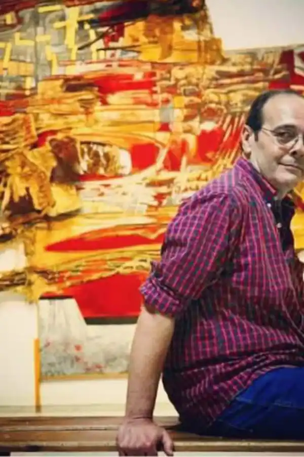 DECESO. Carlos Alcalde, la musa de la muestra, murió en enero.