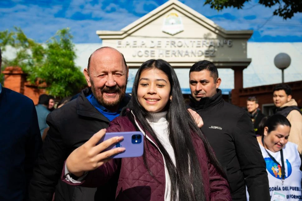 APOYO. El kirchnerismo celebró el resultado de Insfrán en Formosa.