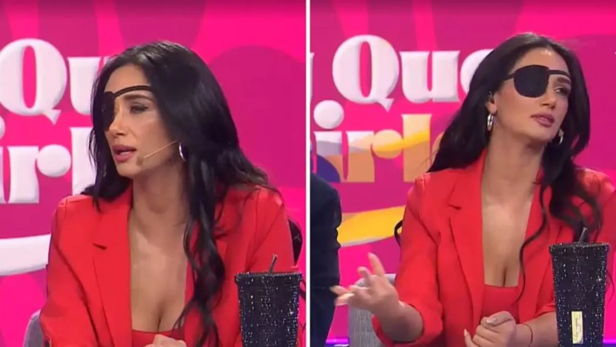 Pamela Díaz durante la emisión de ¡Hay que decirlo!. 