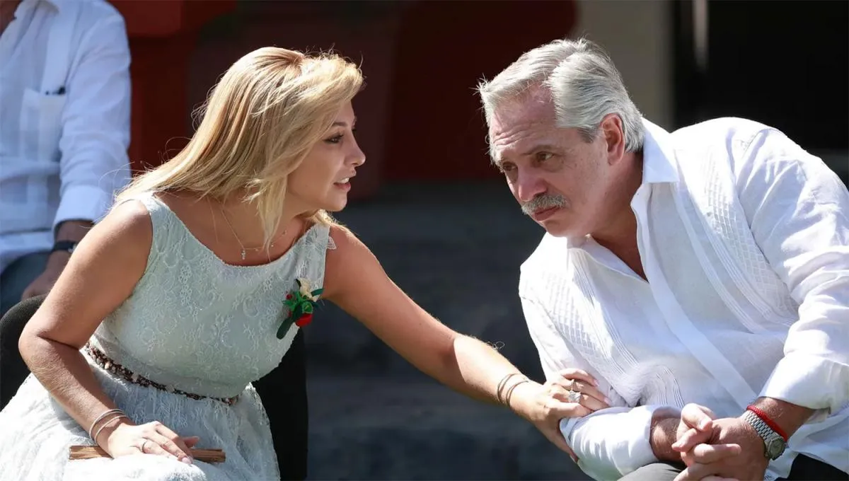 Fabiola Yañez y Alberto Fernández
