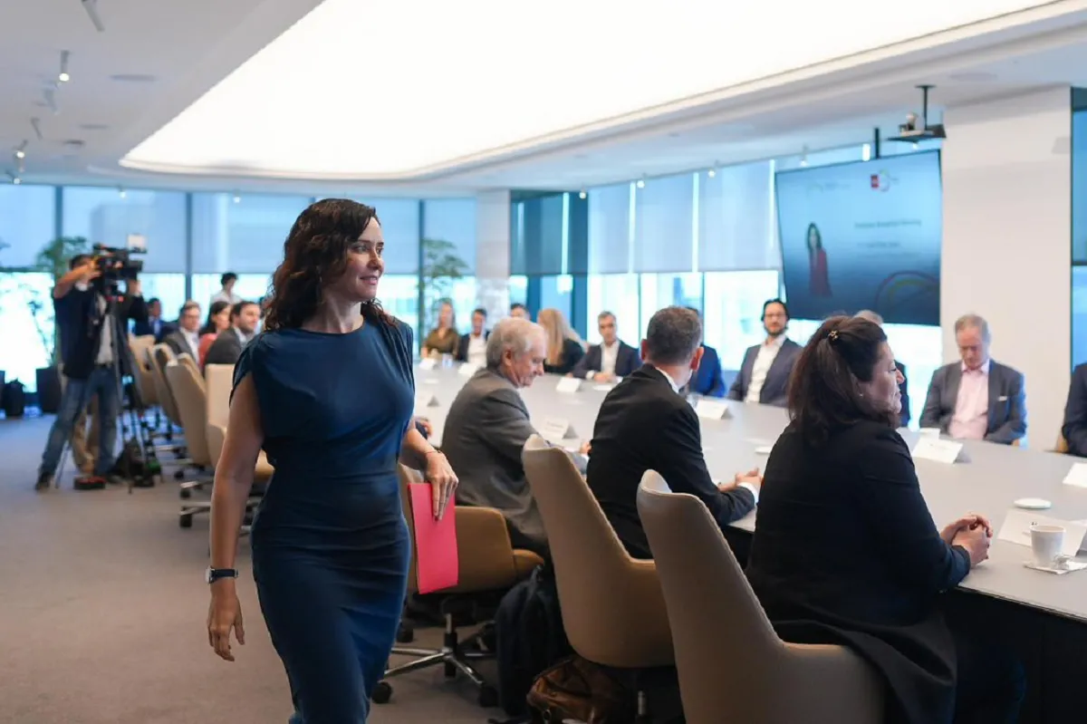 La presidenta de la Comunidad de Madrid, Isabel Díaz Ayuso