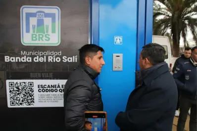 Instalan paradas de colectivos inteligentes en Banda del Río Salí