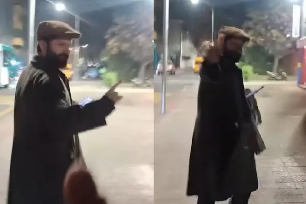 Tiktoker captó al presidente Boric caminando por Santiago y el video se volvió viral