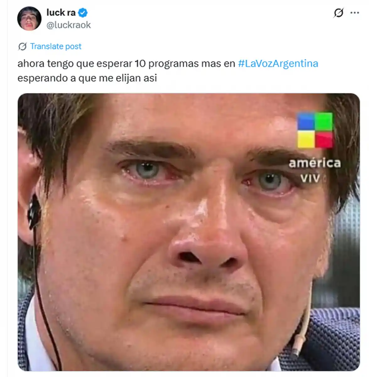 Luck Ra se asumió como el menos favorito en La Voz y las risas estallaron