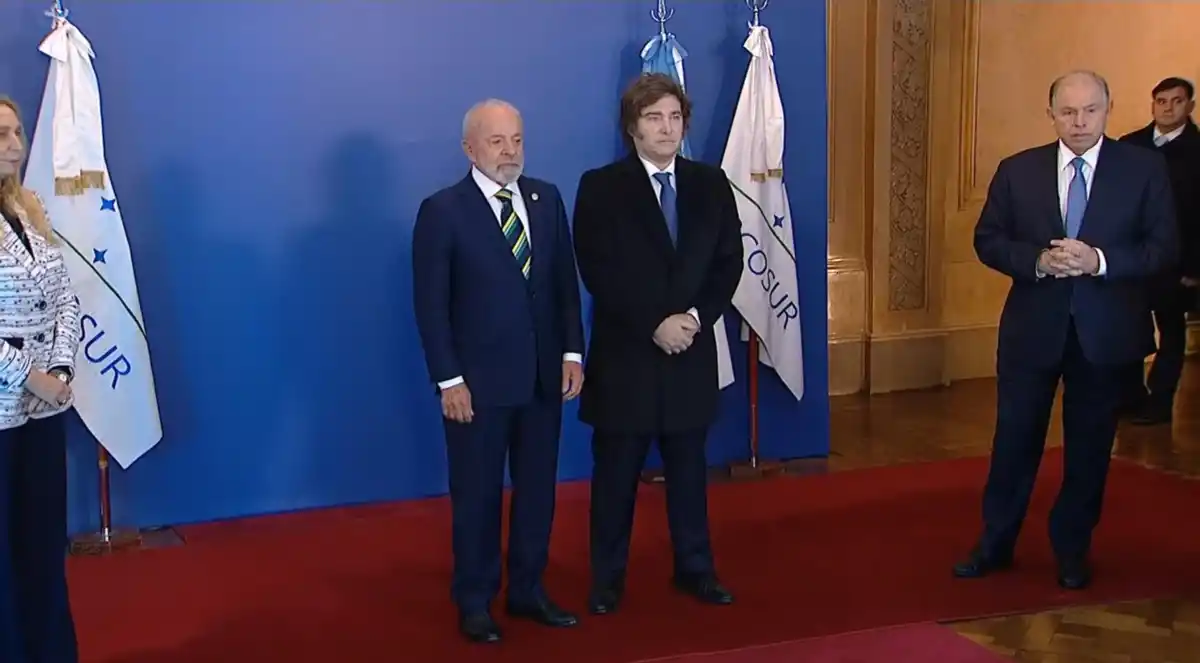 Milei y Lula da Silva. MERCOSUR