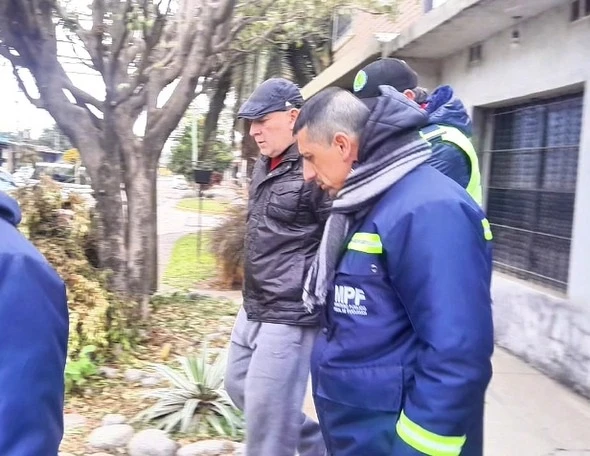 TRASLADO. Alejandro Darío Pérez fue alojado en Villa Urquiza.