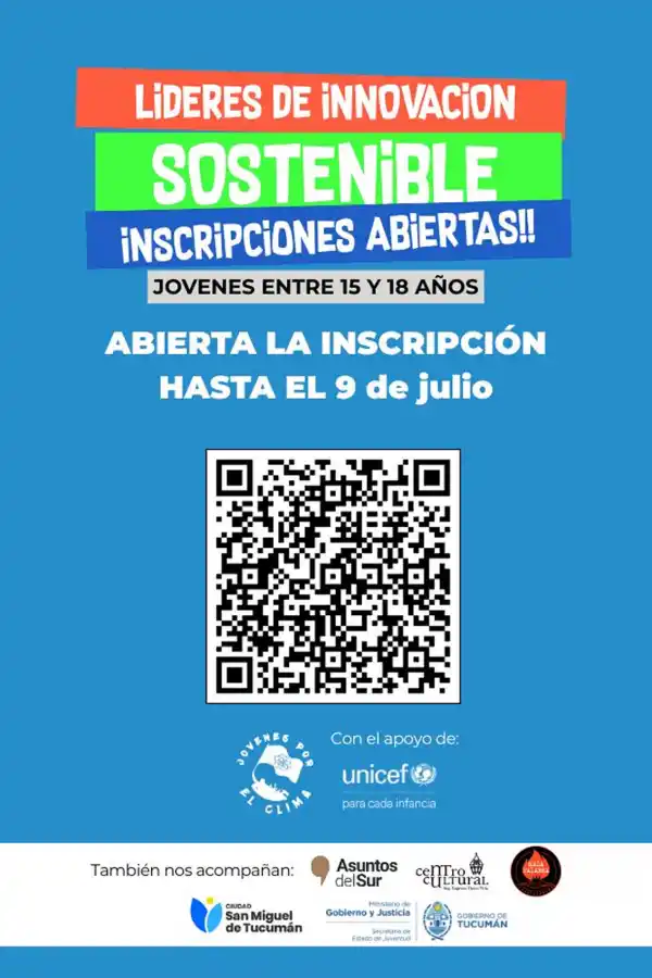 CONVOCATORIA. El programa nacional Líderes de Innovación Sostenible invita a adolescentes de 15 a 18 años a capacitarse gratis y crear proyectos ecológicos con impacto social.