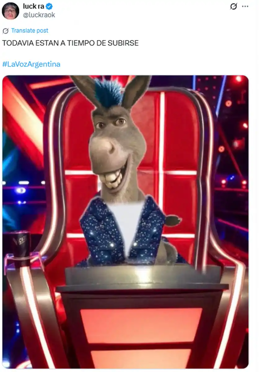 Luck Ra se asumió como el menos favorito en La Voz y las risas estallaron