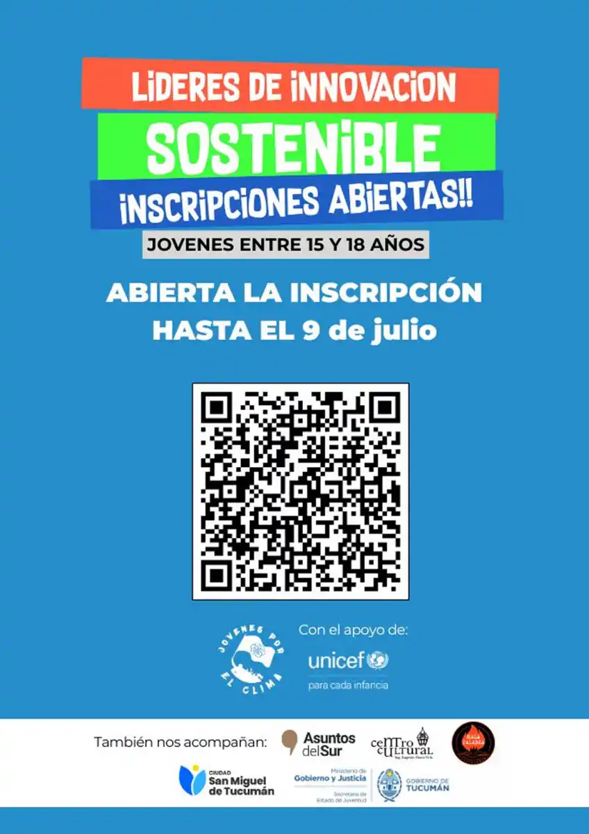 CONVOCATORIA. El programa nacional Líderes de Innovación Sostenible invita a adolescentes de 15 a 18 años a capacitarse gratis y crear proyectos ecológicos con impacto social.