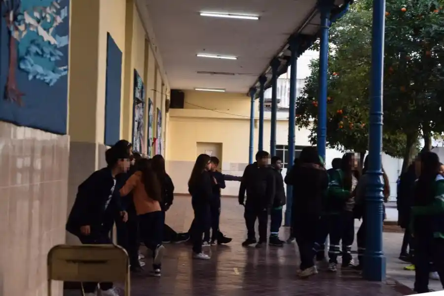 PRESENTES. En la escuela José Mármol hubo un 85% de presentismo.